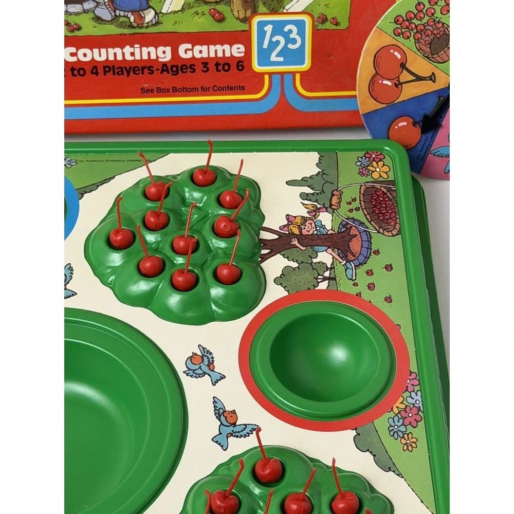 Vintage 1985 - Hi Ho! Cherry-O Kids Counting Game by Golden - 100% Complete